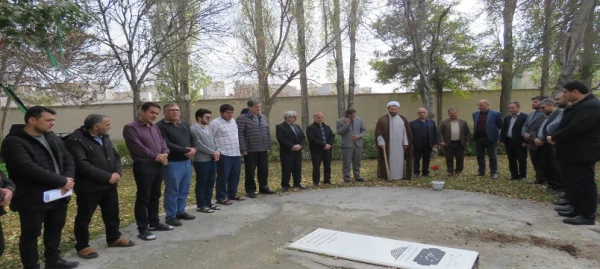 مراسم کلنگ زنی المان شهید گمنام