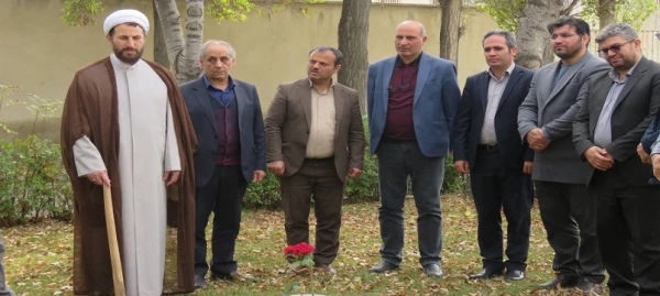 مراسم کلنگ زنی المان شهید گمنام