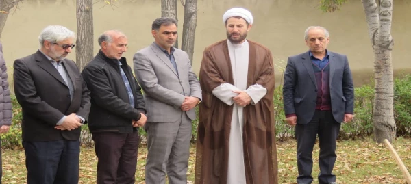 مراسم کلنگ زنی المان شهید گمنام