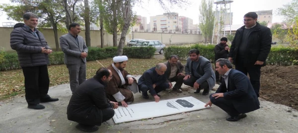 مراسم کلنگ زنی المان شهید گمنام