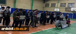 آیین افتتاحیه سومین لیگ ورزشی دانشجومعلمان دانشگاه فرهنگیان استان اردبیل (مرحله پردیس ها و استانی)