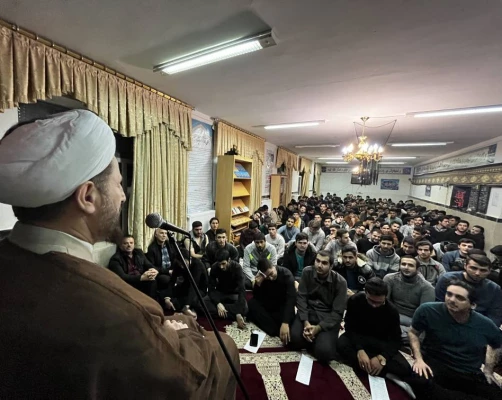  مراسم در محضر بانو به مناسبت ایام فاطمیه در مرکز آموزش عالی آزادگان نیر