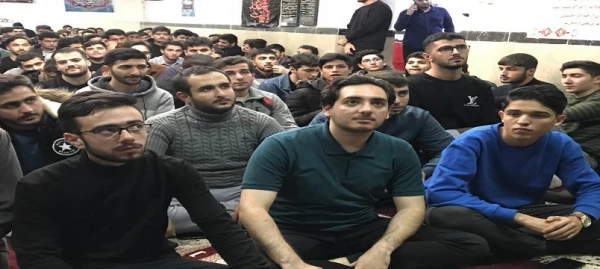  مراسم در محضر بانو به مناسبت ایام فاطمیه در مرکز آموزش عالی آزادگان نیر