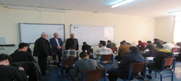 بازدید سرپرست دانشگاه فرهنگیان استان اردبیل از روند برگزاری امتحانات پایان ترم
