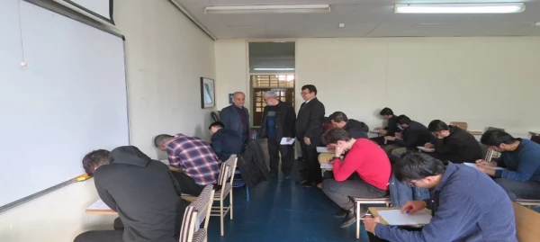 بازدید سرپرست دانشگاه فرهنگیان استان اردبیل از روند برگزاری امتحانات پایان ترم
