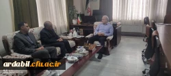 دیدار سرپرست دانشگاه فرهنگیان استان اردبیل با سرپرست معاونت توسعه مدیریت و منابع استانداری