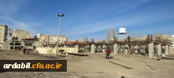  عملیات اجرایی احداث مجموعه320 نفری خوابگاهی و فرهنگی پردیس علامه طباطبایی