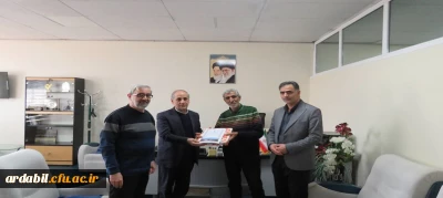 تجلیل از همکاران جانباز دانشگاه فرهنگیان استان اردبیل به مناسبت سالروز ولادت حضرت ابوالفضل العباس (ع) و روز جانباز