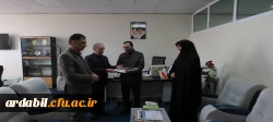 تجلیل  از مسئولین حوزه حراست در دانشگاه فرهنگیان استان اردبیل