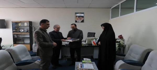 تجلیل  از مسئولین حوزه حراست در دانشگاه فرهنگیان استان اردبیل