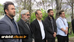 تجمع دانشگاهیان دانشگاه فرهنگیان اردبیل دراعتراض به جنایات رژیم صهیونیستی در غزه