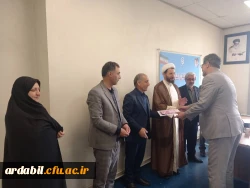 تجلیل از همکاران واحد منابع انسانی دانشگاه فرهنگیان استان اردبیل