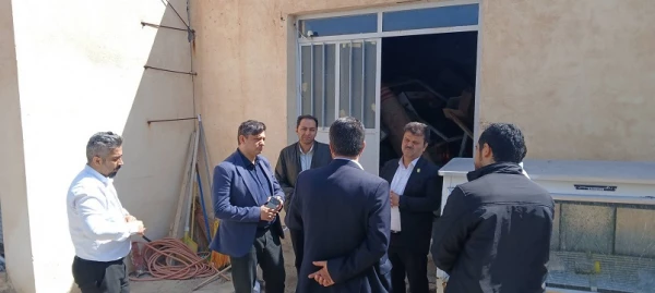 بازدید اداره کل نوسازی مدارس و دیوان محاسبات از مرکز آموزش عالی آزادگان نیر