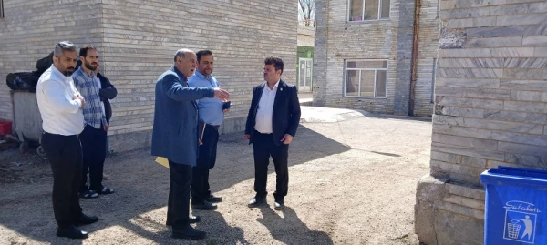 بازدید اداره کل نوسازی مدارس و دیوان محاسبات از مرکز آموزش عالی آزادگان نیر