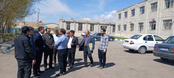بازدید اداره کل نوسازی مدارس و دیوان محاسبات از مرکز آموزش عالی آزادگان نیر