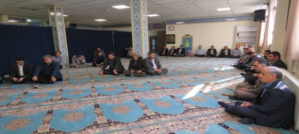  مراسم قرائت پرفیض زیارت عاشورا به مناسبت سالروز شهادت امام جعفر صادق(ع)