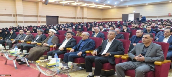 مراسم بزرگداشت دهه ی سرامدی آموزش در دانشگاه فرهنگیان استان اردبیل