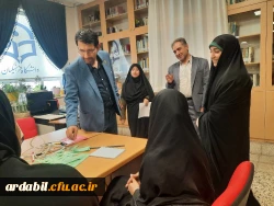 بازدید معاون فرهنگی و مدیر کل شاهد و ایثارگر  دانشگاه فرهنگیان از پردیس بنت الهدی صدر 
