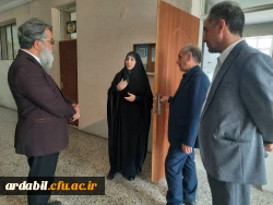 بازدید معاون فرهنگی و مدیر کل شاهد و ایثارگر  دانشگاه فرهنگیان از پردیس بنت الهدی صدر 