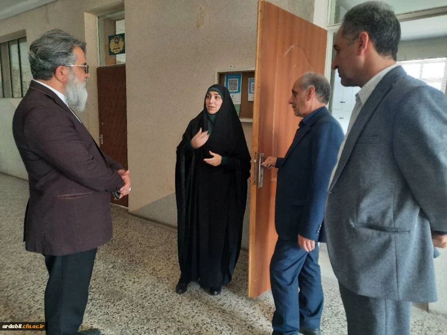 بازدید معاون فرهنگی و مدیر کل شاهد و ایثارگر  دانشگاه فرهنگیان از پردیس بنت الهدی صدر 