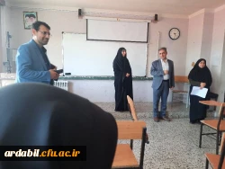 بازدید معاون فرهنگی و مدیر کل شاهد و ایثارگر  دانشگاه فرهنگیان از پردیس بنت الهدی صدر 