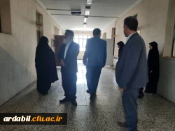 بازدید معاون فرهنگی و مدیر کل شاهد و ایثارگر  دانشگاه فرهنگیان از پردیس بنت الهدی صدر 