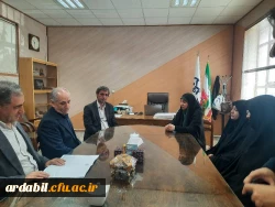 بازدید سرپرست معاون سیاسی استاندار از پردیس بنت الهدی صدر اردبیل