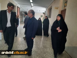 بازدید سرپرست معاون سیاسی استاندار از پردیس بنت الهدی صدر اردبیل