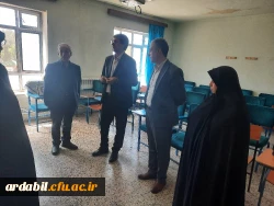 بازدید سرپرست معاون سیاسی استاندار از پردیس بنت الهدی صدر اردبیل