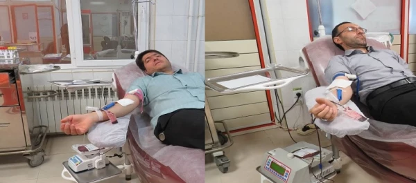 پویش اهدای خون در دانشگاه فرهنگیان استان اردبیل در حمایت از مجروحان حادثه بندر شهید رجایی