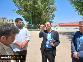 بازدید رئیس حراست مدیریت دانشگاه فرهنگیان استان از مرکز آزادگان نیر
