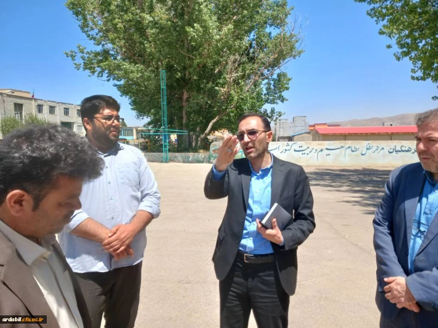 بازدید رئیس حراست مدیریت دانشگاه فرهنگیان استان از مرکز آزادگان نیر