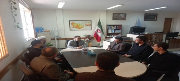 دیدار دانشگاهیان مرکز آزادگان نیر با رئیس دادگستری شهرستان نیر  3