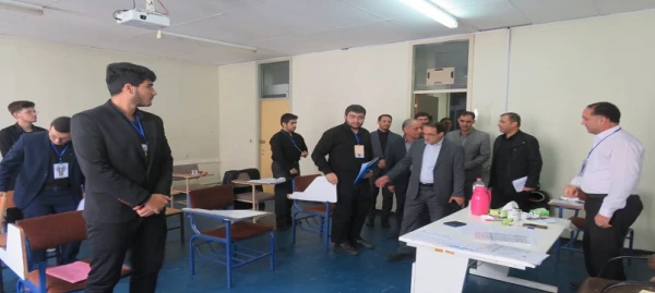 بازدید مدیرکل آموزش و پرورش استان اردبیل و سرپرست هسته گزینش از روند برگزاری ارزیابی تکمیلی داوطلبان ورود به دانشگاه فرهنگیان سال 1404