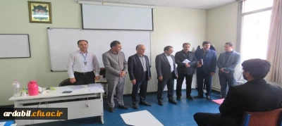 بازدید مدیرکل آموزش و پرورش استان اردبیل و هیات همراه وی از روند برگزاری ارزیابی تکمیلی داوطلبان ورود به دانشگاه فرهنگیان سال 1404