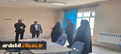 بازدید مدیرکل آموزش و پرورش استان اردبیل و سرپرست هسته گزینش از روند برگزاری ارزیابی تکمیلی داوطلبان ورود به دانشگاه فرهنگیان سال 1404