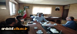  دیدار سرپرست و جمعی از مسئولین دانشگاه با فرماندار شهرستان نیر 2