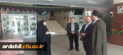 بازدید معاون پژوهش و فناوری دانشگاه فرهنگیان از پردیس بنت الهدی صدر اردبیل 2