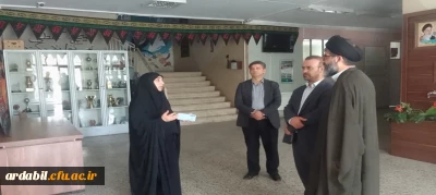 بازدید معاون پژوهش و فناوری دانشگاه فرهنگیان از پردیس بنت الهدی صدر اردبیل