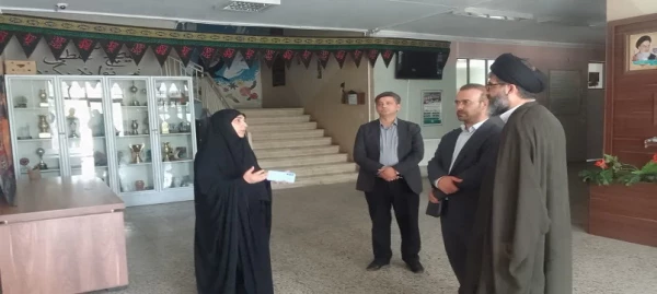 بازدید معاون پژوهش و فناوری دانشگاه فرهنگیان از پردیس بنت الهدی صدر اردبیل 2