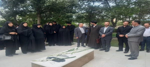 برگزاری مراسم غبار روبی و عطرافشانی مزار شهید گمنام  2