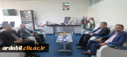 هم اندیشی اعضای هیئت مدیره انجمن مطالعات برنامه درسی اردبیل با سرپرست دانشگاه فرهنگیان استان اردبیل 2