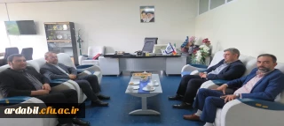 هم اندیشی اعضای هیئت مدیره انجمن مطالعات برنامه درسی اردبیل با سرپرست دانشگاه فرهنگیان استان اردبیل