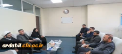 دیدار مسئول ناحیه بسیج دانشجویی استان اردبیل با سرپرست مدیریت امور پردیس های دانشگاه فرهنگیان اردبیل 2