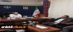 دیدار سرپرست دانشگاه فرهنگیان استان اردبیل با نماینده مجلس شورای اسلامی 2