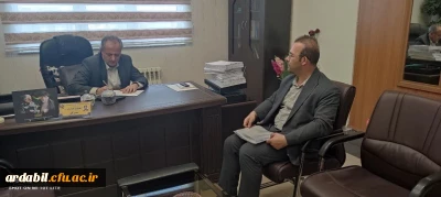 دیدار سرپرست دانشگاه فرهنگیان اردبیل با مدیرکل راه و شهرسازی استان