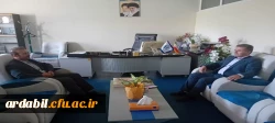 نشست صمیمی رئیس شورای اسلامی استان اردبیل با سرپرست دانشگاه فرهنگیان اردبیل 2