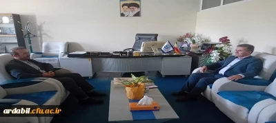 نشست صمیمی رئیس شورای اسلامی استان اردبیل با سرپرست دانشگاه فرهنگیان اردبیل