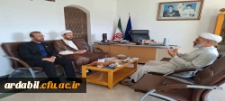 دیدار سرپرست و مسئول نهاد دانشگاه فرهنگیان اردبیل با فرمانده و  مسئول دفتر نمایندگی ولی فقیه در سپاه استان 2