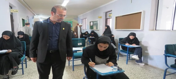 بازدید سرپرست دانشگاه فرهنگیان استان اردبیل از روند برگزاری امتحانات پایان ترم 3